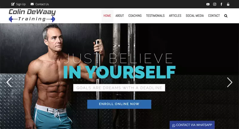fitness-instructor-website-design