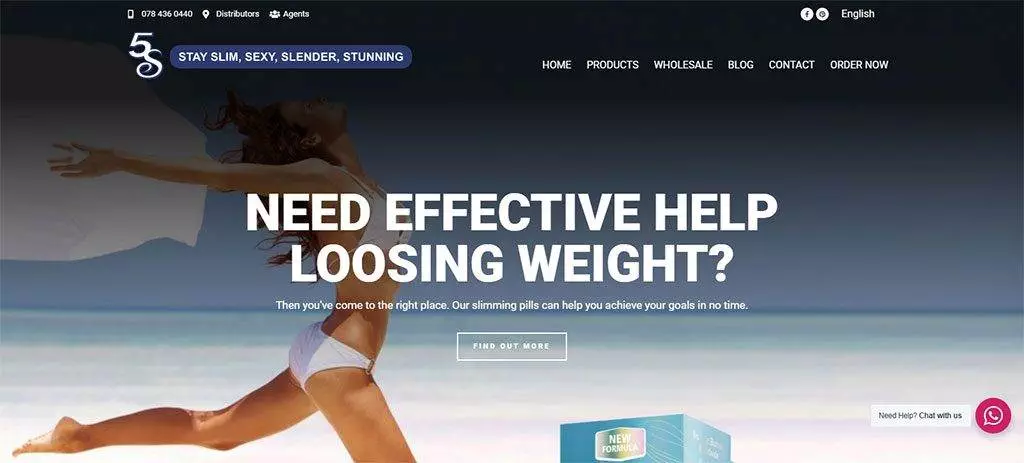 slimming-pill-website-design
