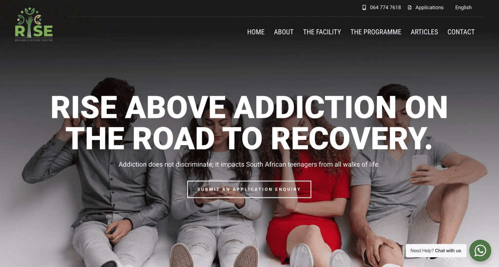 Recovery Centre Website Design