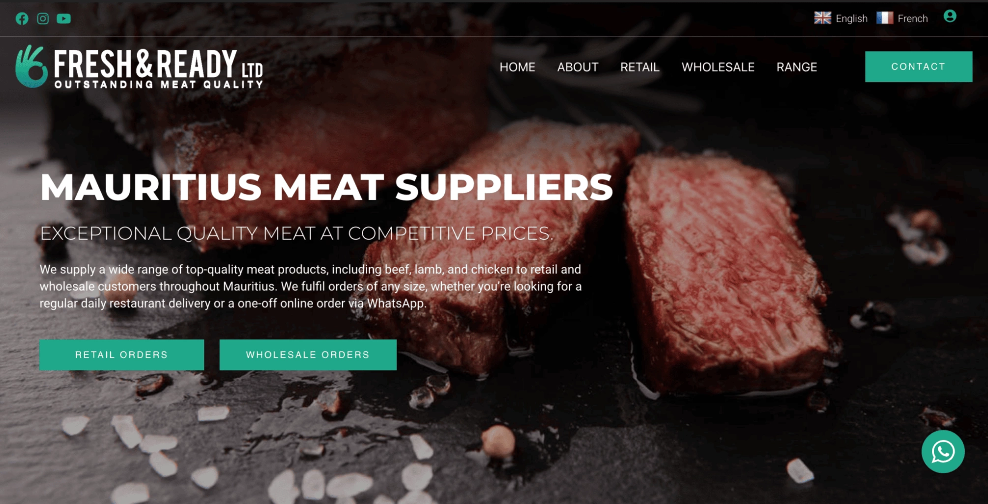 Meat-supplier-Website-Design